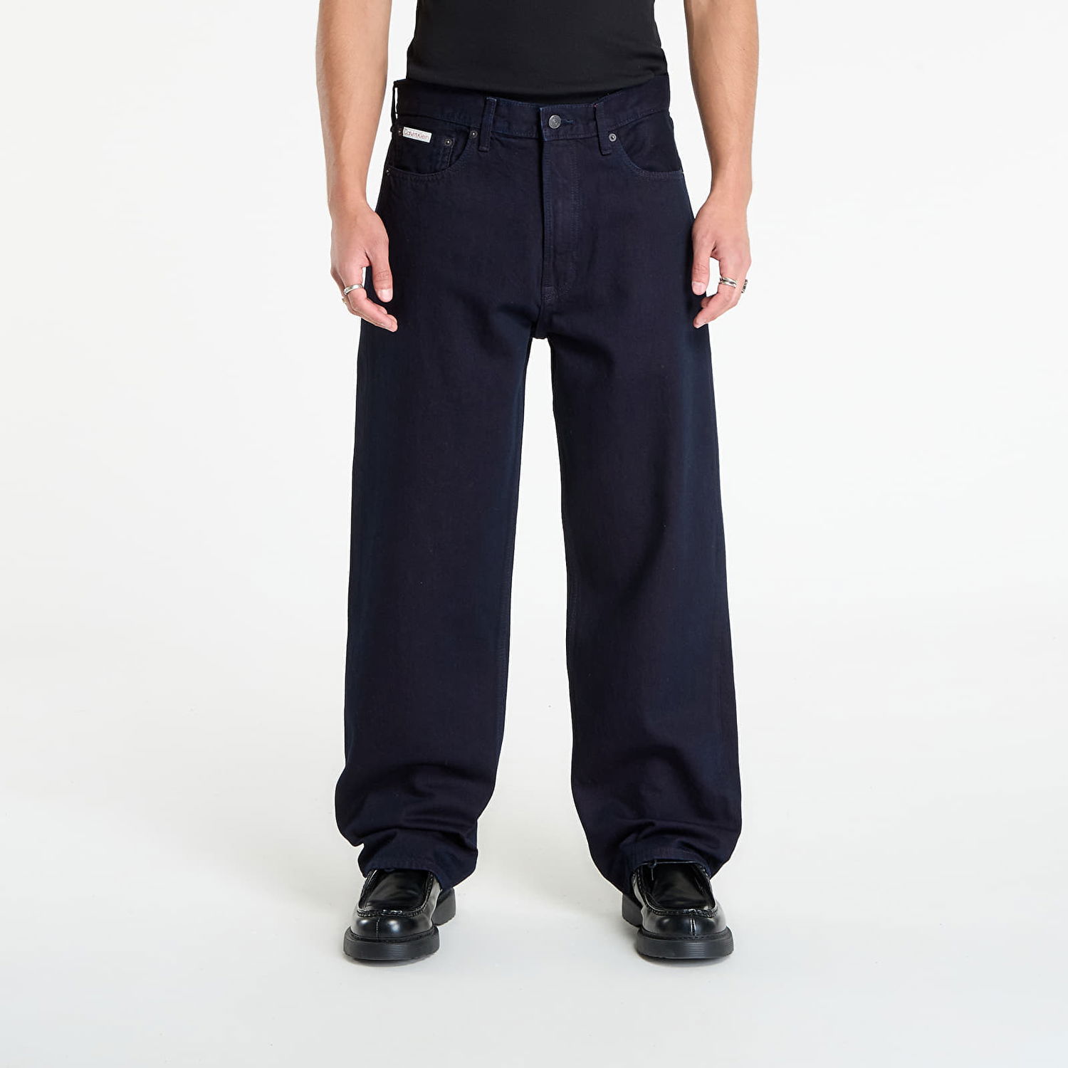Дънки CALVIN KLEIN Calvin Klein Jeans Baggy Merlot Jeans W31/L32 Тъмно синьо | LV04RD728G 01D, 0