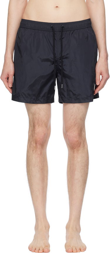 Бански Moncler Moncler Logo Patch Swim Shorts Черно | K10912C0000353326, 0