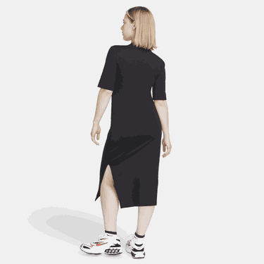Pокля Nike Sportswear Essential Midi Dress Черно | DV7878-010, 2