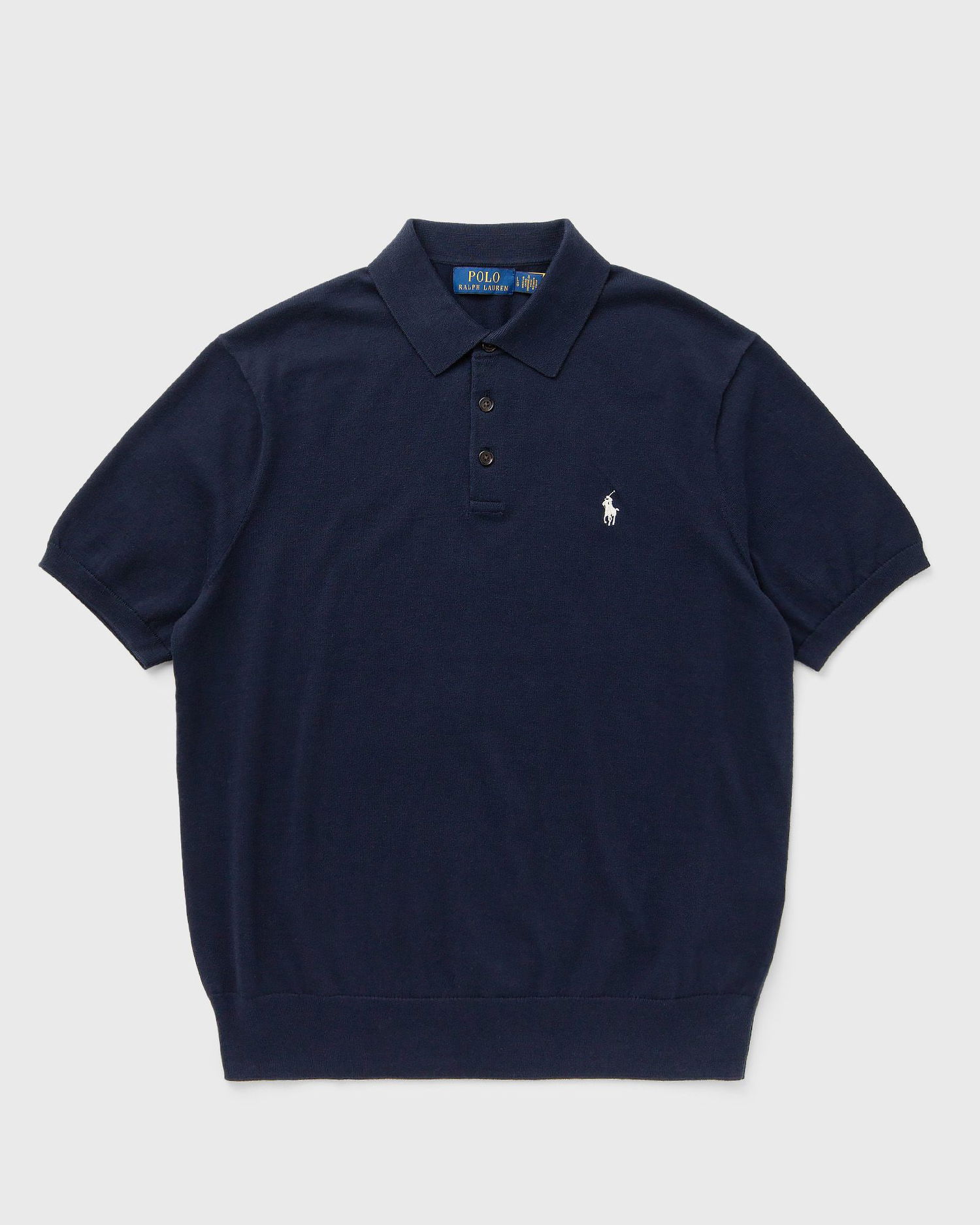 Поло тениска Polo by Ralph Lauren Polo Ralph Lauren Knitted Polo Shirt Тъмно синьо | 710950158001, 0