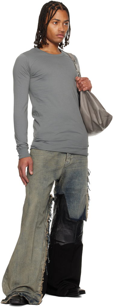 Дънки Rick Owens Concordians Joris Distressed Patchwork Wide-Leg Jeans Многоцветен | RR02E1308 DWG769, 3