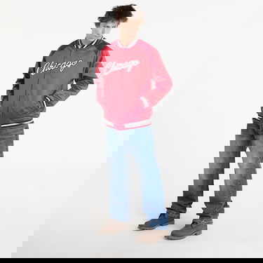 Яке бомбър Mitchell & Ness NBA Lightweight Satin Vintage Logo Jacket Bulls Червено | SJKT6296-CBUYYPPPSCAR, 5