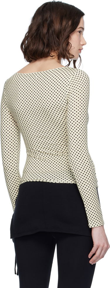 Тениска Miaou Miaou Amelia Polka Dot T-Shirt Жълто | 7183TJBBNP, 2