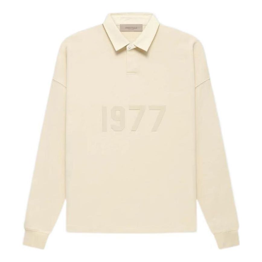 Поло тениска Fear of God Essentials 1977 Rugby Polo Бежово | FOG-FW22-682, 0