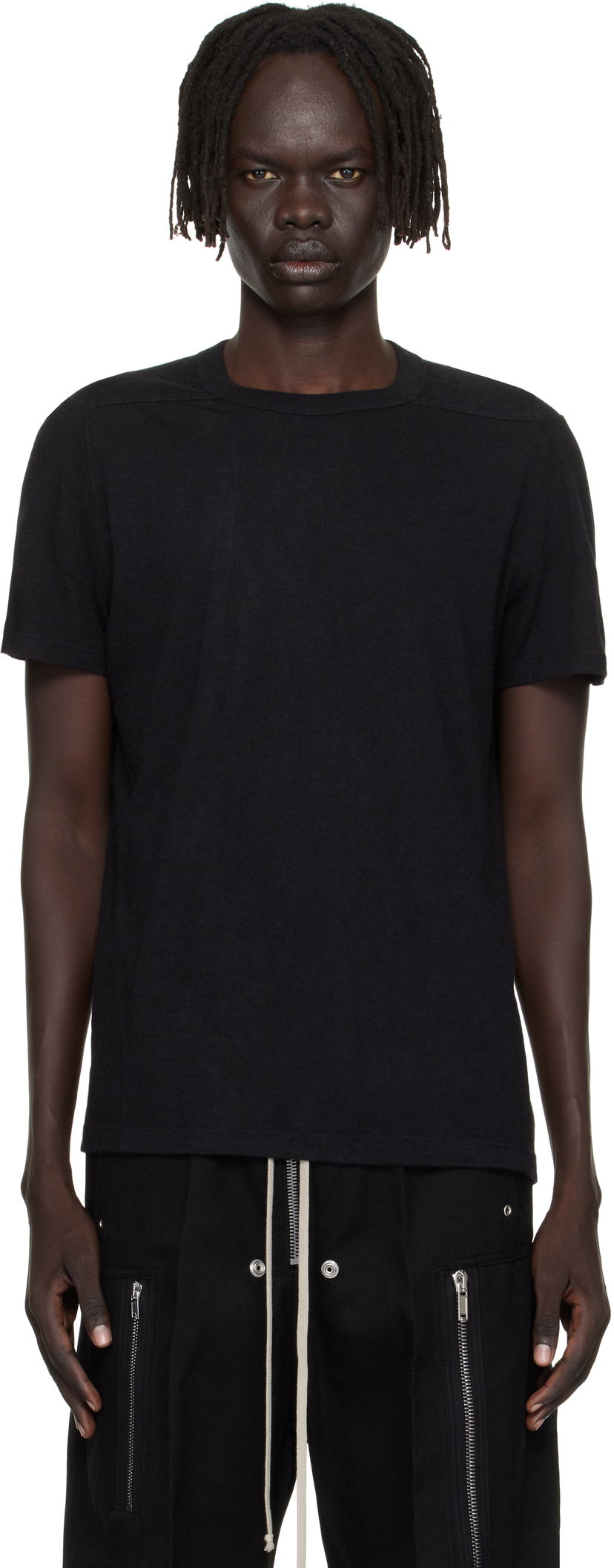Тениска Rick Owens Rick Owens Concordians Short Level T-Shirt Черно | RU02E1265 JR