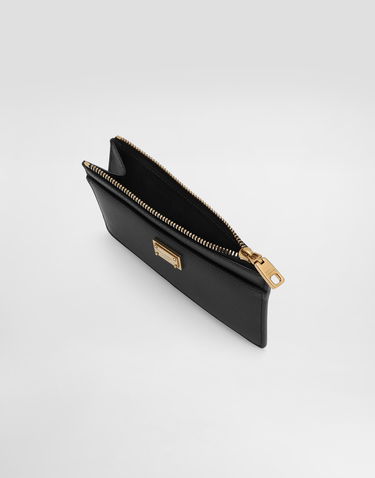 Портфейл Dolce & Gabbana Dolce & Gabbana Plongé Calfskin Card Holder Черно | BI1261A9S2580999, 3