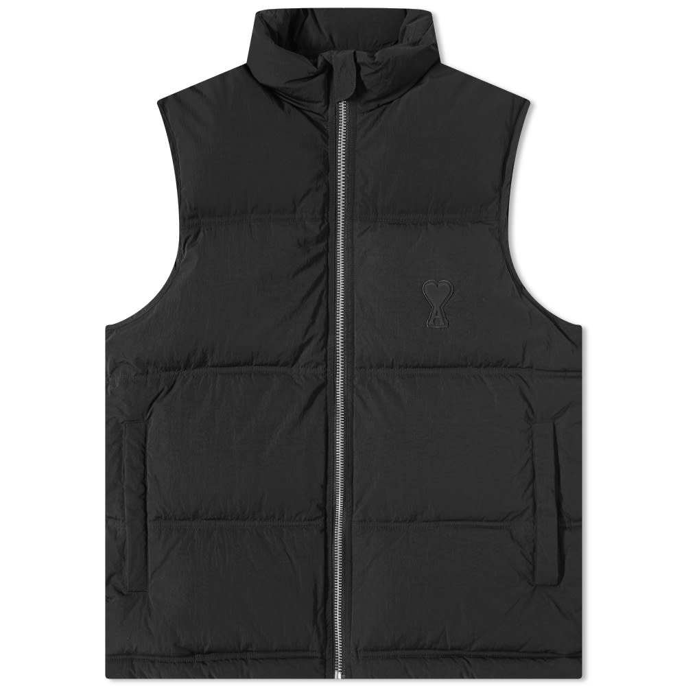 Жилетка AMI Heart Logo Down Vest Черно | HJK701-276-001, 0