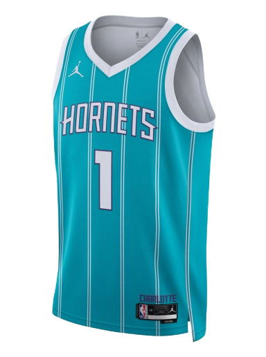 Фланелка Jordan Dri-FIT NBA Charlotte Hornets Icon Edition 2022/23 Swingman Jersey Тюркоазено | DN1998-415