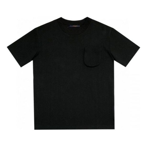 Тениска Louis Vuitton Monogram Dark Print 3D Pocket T-Shirt Черно | 1A5VI8