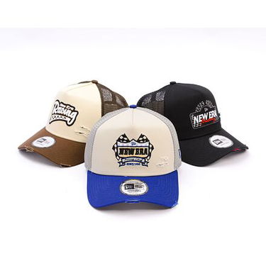 Шапка с козирка New Era Trucker Hat 9FORTY Motosport One Size (56-59 cm) Бежово | 60595303, 3