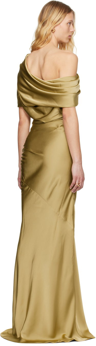 Pокля Entire Studios Entire Studios One Shoulder Draped Maxi Dress Зелено | ESW-S25-6013-VI, 2