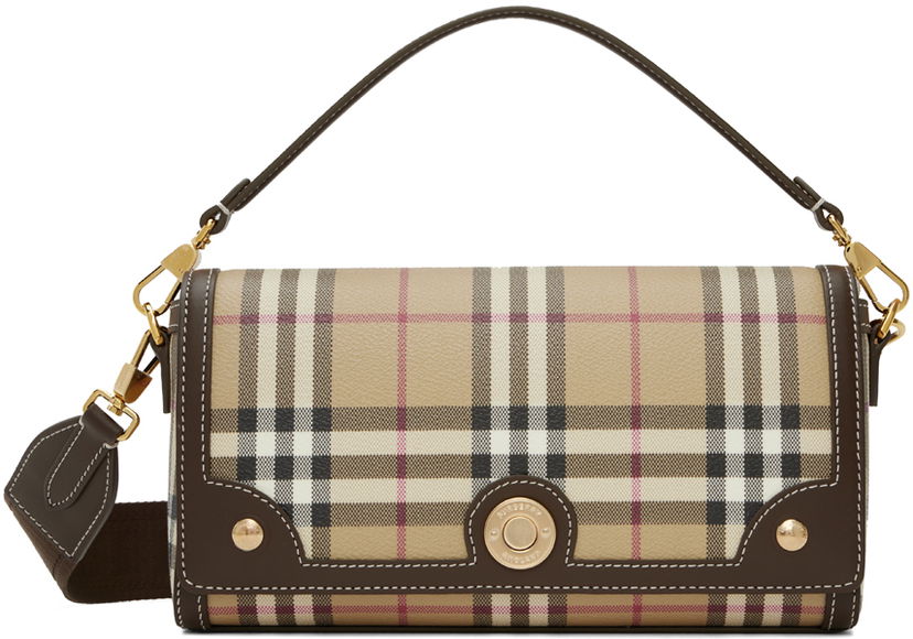 Дамска чанта Burberry Note Top Handle Bag Бежово | 8097599