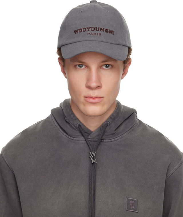 WOOYOUNGMI Dyed Oxford Ball Cap