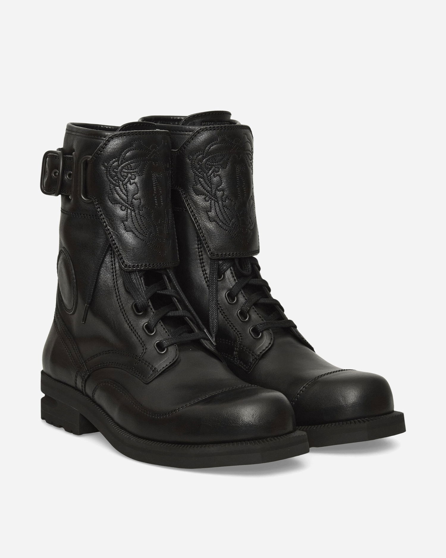 Кецове и обувки KIKO KOSTADINOV Fitz Military Boots Черно | KKAW25FT01 156, 0