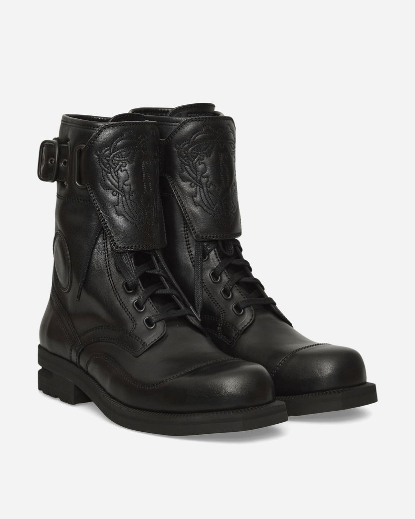 Кецове и обувки KIKO KOSTADINOV Fitz Military Boots Черно | KKAW25FT01 156