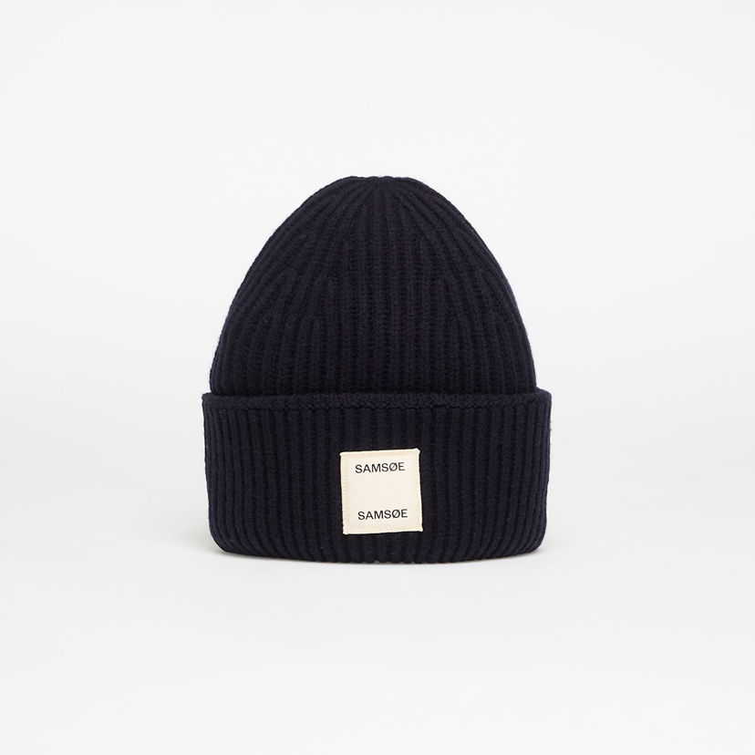 Шапка Samsoe Samsoe Samsøe Samsøe Salute Beanie Тъмно синьо | F24300118_194011TCX