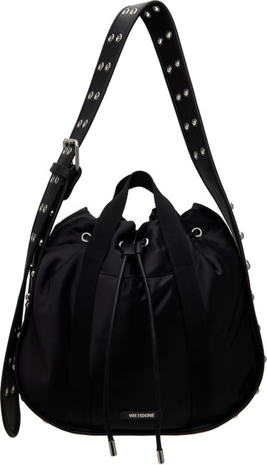 Дамска чанта We11done We11done Belted Punk Drawstring Bag Черно | WD-AB0-25-482-U-BK, 0