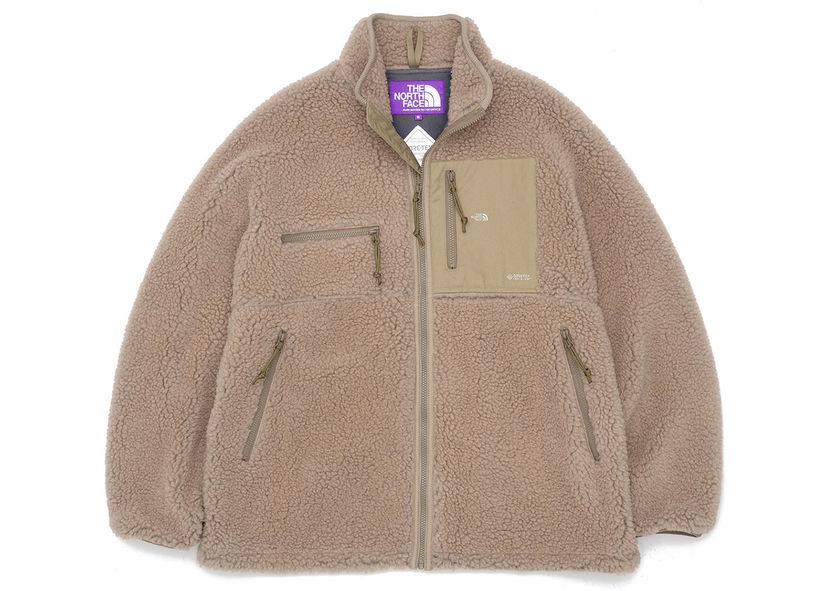 Яке The North Face Purple Label Wool Boa Fleece Field Gore-Tex Infinium Jacket Beige Бежово | NA2252N