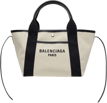 Голяма пазарска чанта Balenciaga Small Canvas Tote Bag Бежово | 805118 2ABBN, 0
