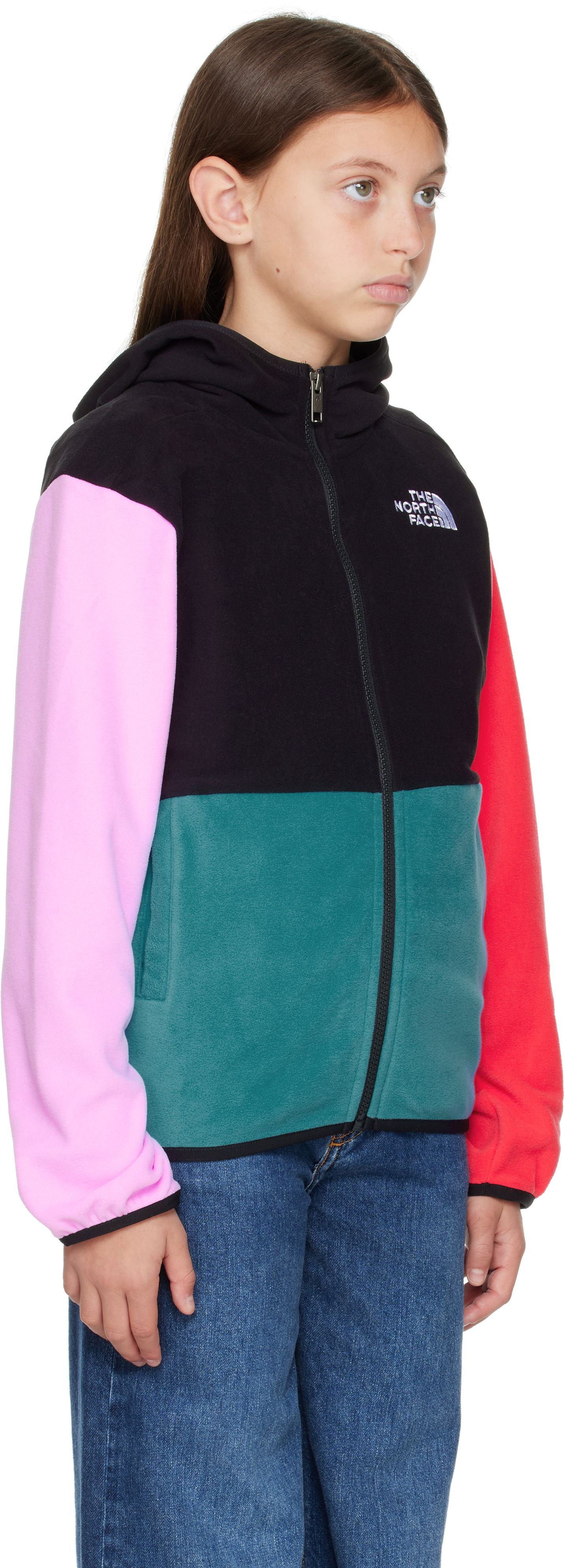Яке The North Face Kids' Glacier Full-Zip Hooded Fleece Jacket Многоцветен | NF0A8AZK, 1