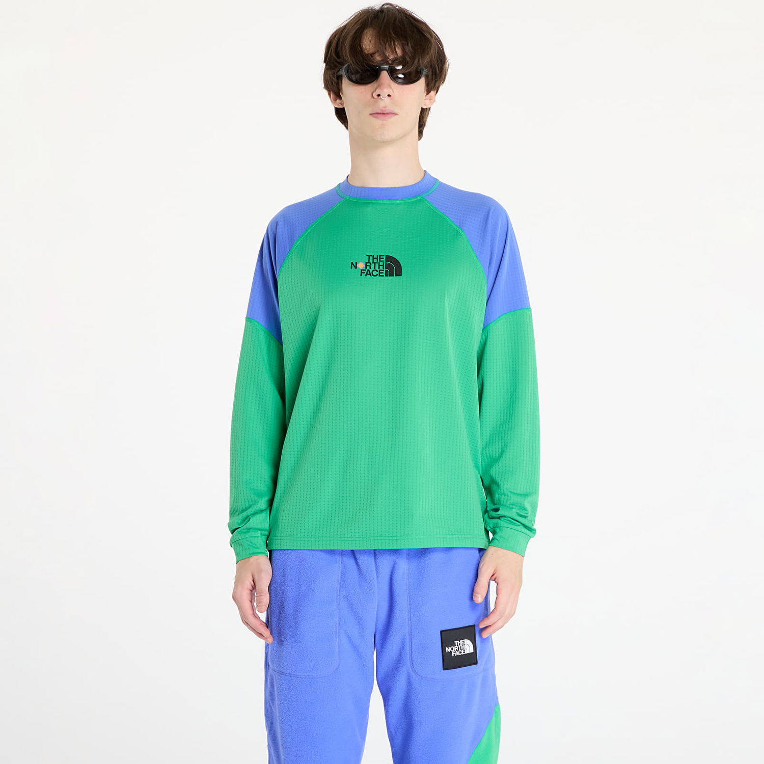 Тениска The North Face Yinka Ilori x Long Sleeve Tech Tee Optic Emerald Зелено | NF0A89GMPO81, 0