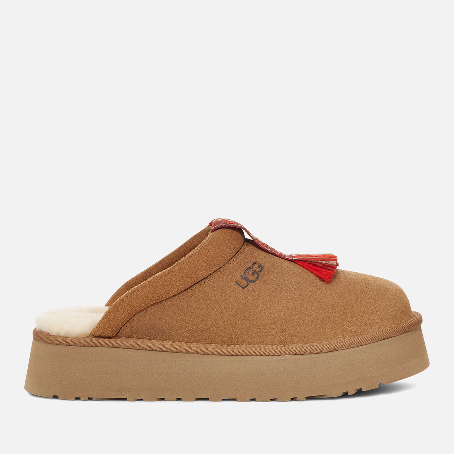 Кецове и обувки UGG Women's Tazzle Suede Slippers - Chestnut - Кафяво | 1152677-CHE, 0