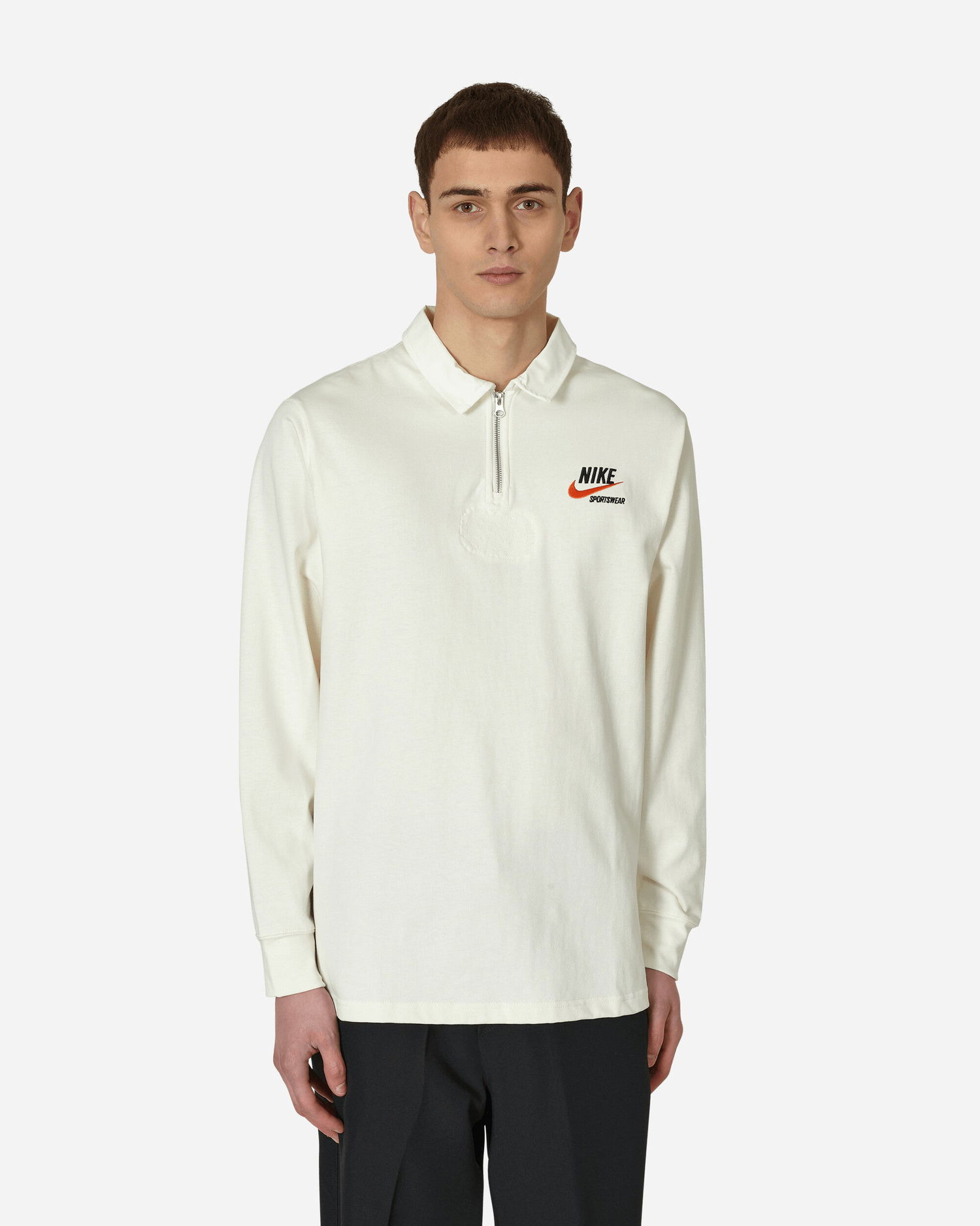 Поло тениска Nike Sportswear Trend Rugby Polo Бяло | DX6753-133, 0