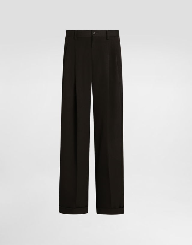 Wool Gabardine Trousers