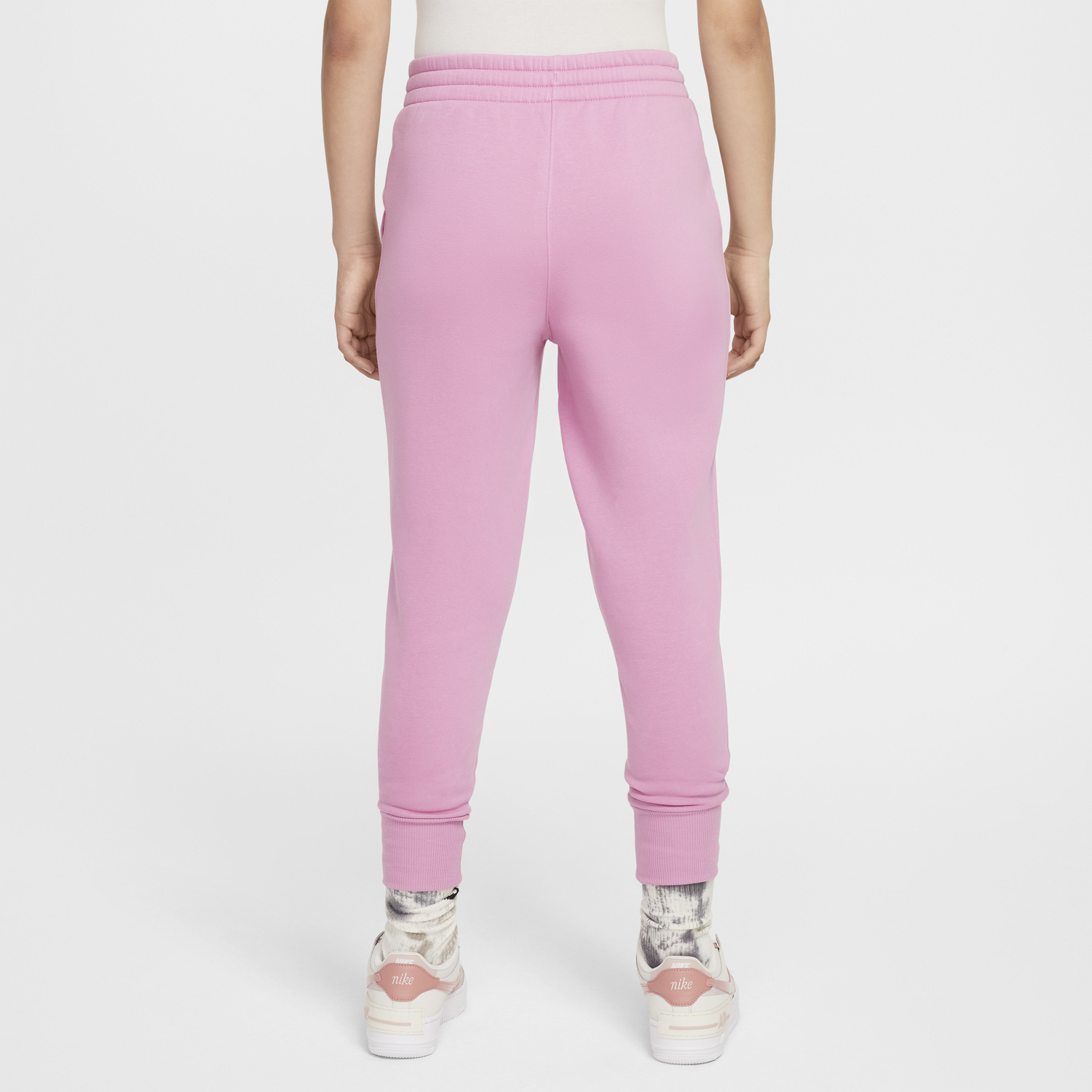 Спортни панталони Nike Sportswear Club Fleece High-Waisted Pants Розово | FD2921-646, 1