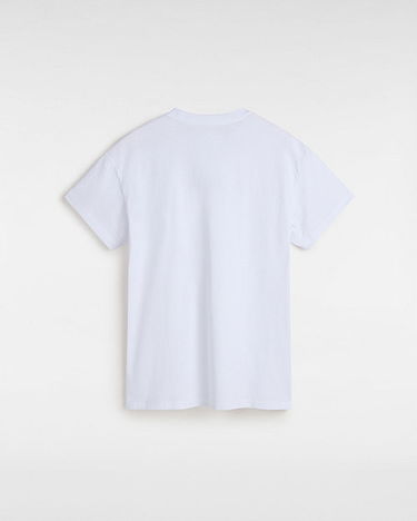 Тениска Vans Flying V Oversized T-shirt Бяло | VN0A7YUTWHT, 1
