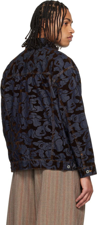 Яке BAPE Camo Flocked Denim Jacket Многоцветен | 001LJL801001M, 2