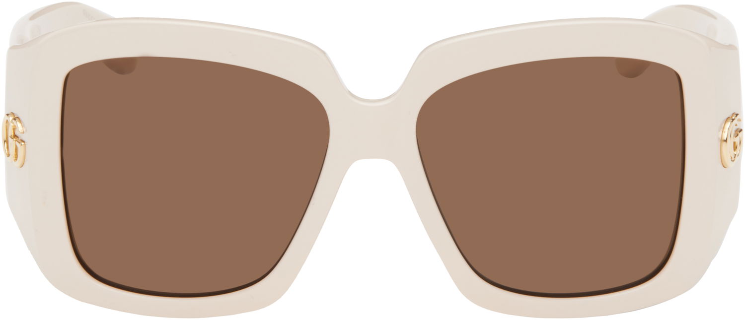 Слънчеви очила Gucci Square Sunglasses Бежово | GG1402S-004, 0