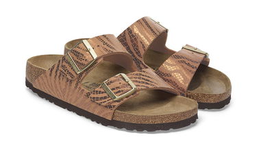 Кецове и обувки Birkenstock Arizona BS Synthetic Zebra Regular Fit Sandals Кафяво | 1029508, 4