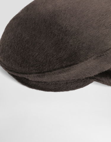 Шапка с козирка Dolce & Gabbana Dolce & Gabbana Wool and Llama Flat Cap Кафяво | GH587AFU2PXM0682, 2