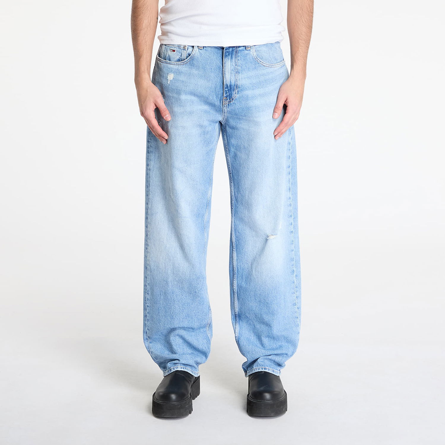 Дънки Tommy Hilfiger Tommy Jeans Jaimie Relaxed Straight Jeans W36/L32 Синьо | DM0DM21036 1AB, 0
