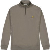 Суитчър Carhartt WIP Half Zip American Script , Teide Сиво | I027014.1CRXX, 0