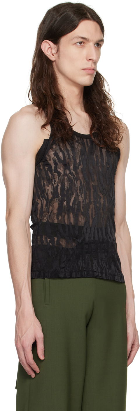 Потник Dion Lee Dion Lee Split Tank Top Черно | C3106R23, 1