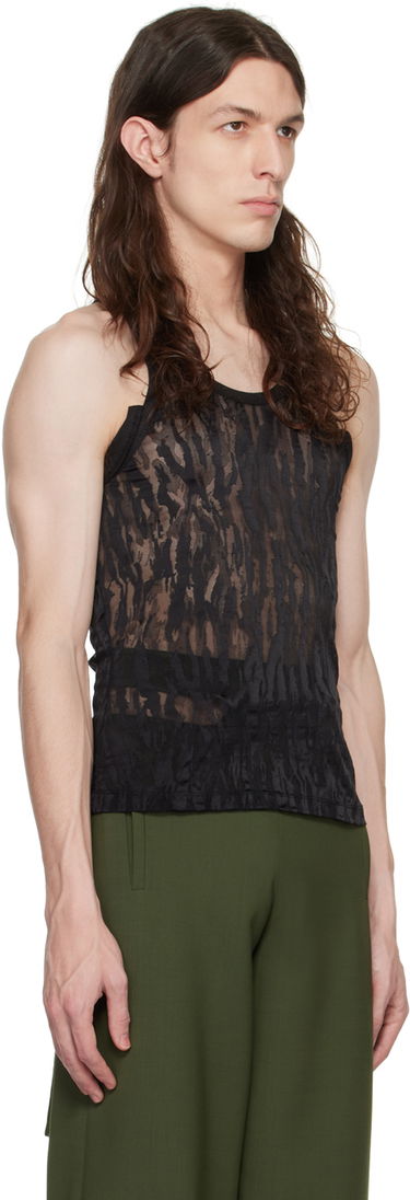 Потник Dion Lee Dion Lee Split Tank Top Черно | C3106R23, 1