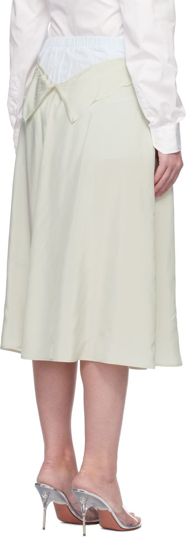 Пола Maison Margiela Maison Margiela 'Anonymity Of The Lining' Midi Skirt Зелено | S51ME0037 S76632, 2