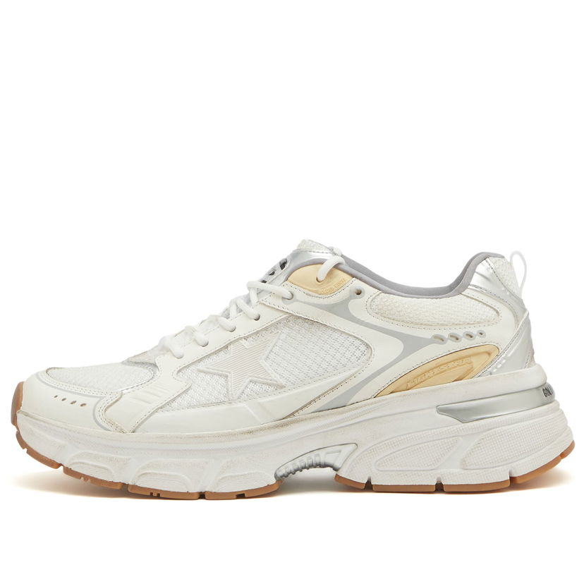 Кецове и обувки Golden Goose Lightstar Leather Бяло | GMF00724-F006476-10272