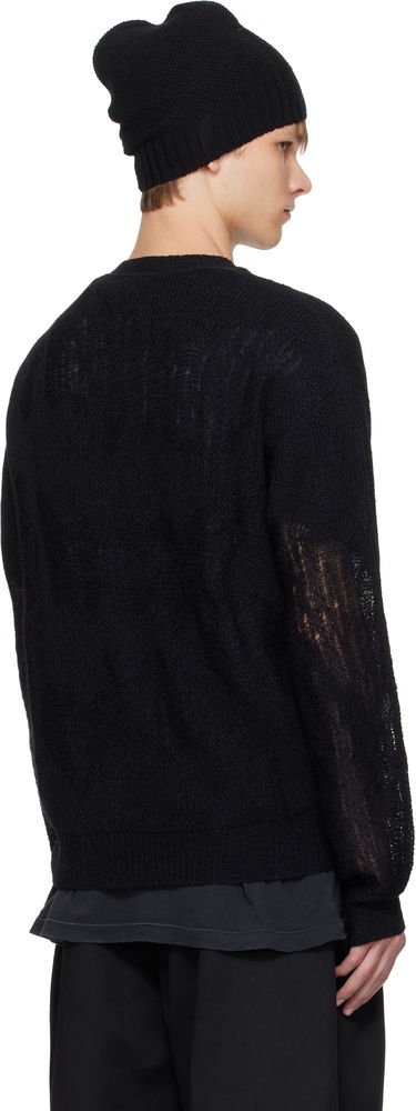 Пуловер Ann Demeulemeester Ann Demeulemeester Kamillo Oversize Sweater Черно | B0013187-KN070-099, 2