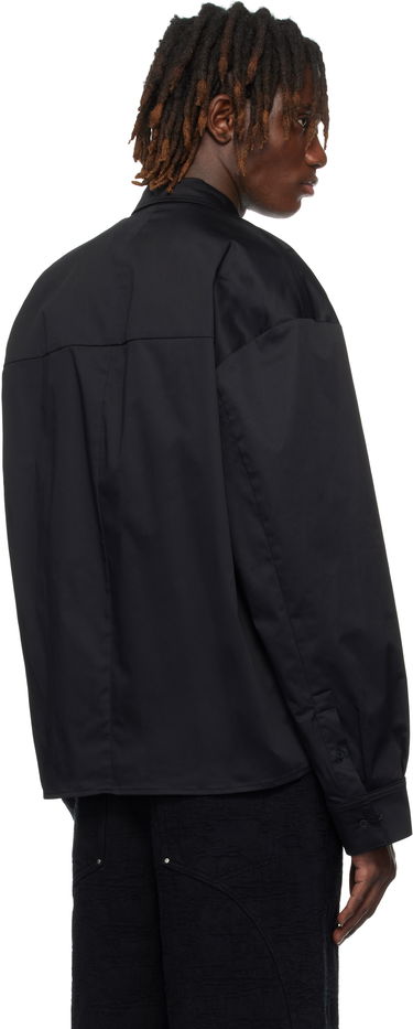 Риза HELIOT EMIL HELIOT EMIL Igneous Cropped Shirt Черно | PRESS25_M_05_060_BLK01, 2