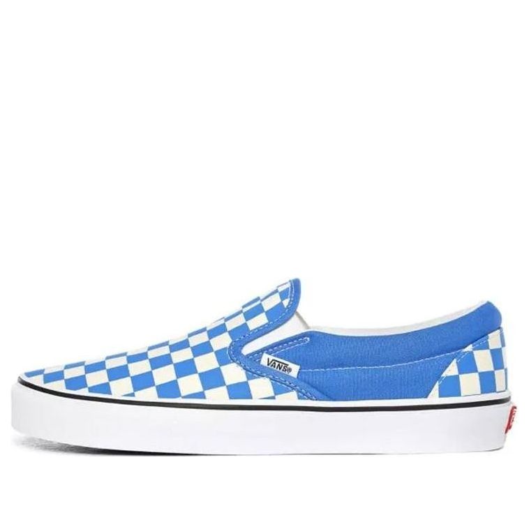 Кецове и обувки Vans Vans Classic Slip-On Checkerboard Синьо | VN0A4BV31GB, 0