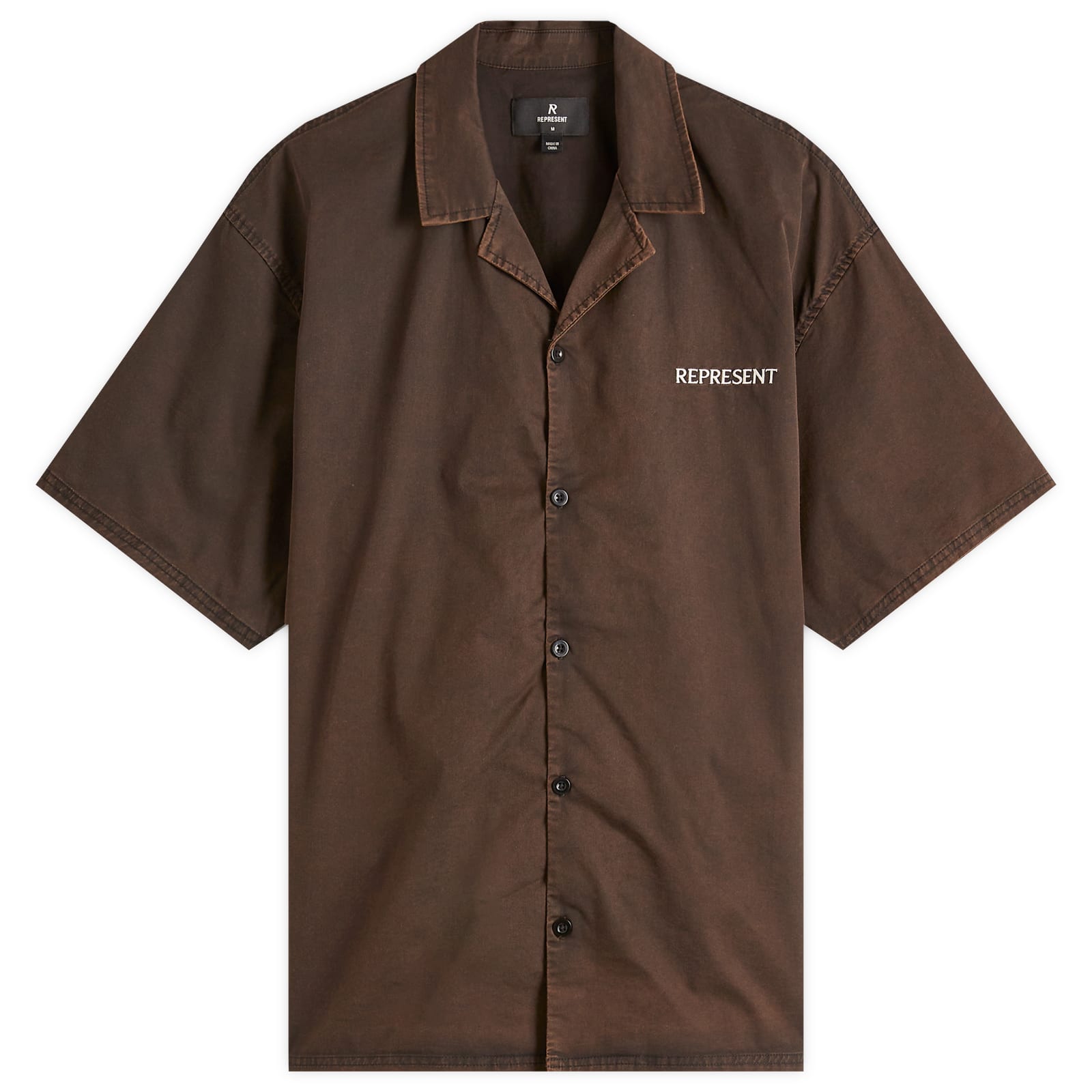 Represent Script Camp Collar Shirt, 1