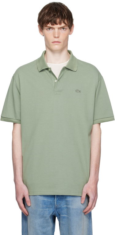 Поло тениска Lacoste Loose Fit Heavy Piqué Polo Зелено | PH7757_S86, 0