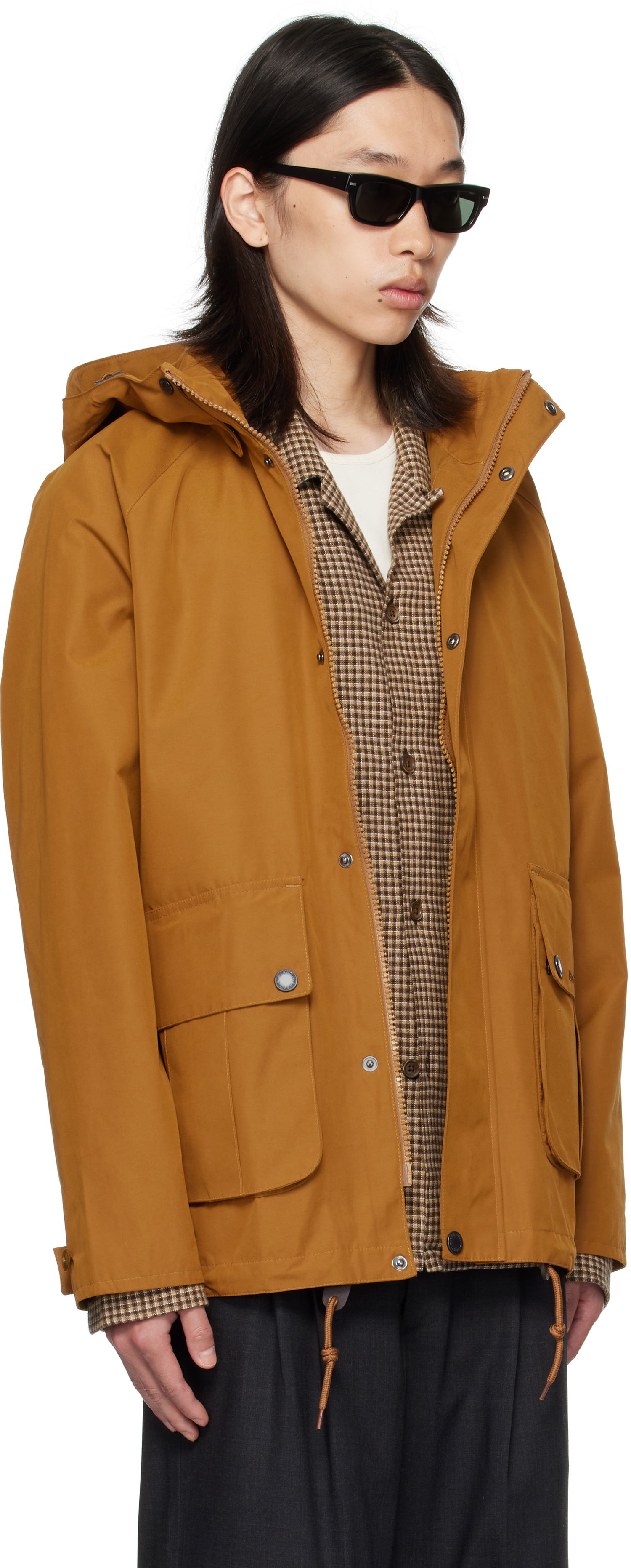 Яке Barbour Barbour Re-Engineered Wading Spey Showerproof Jacket Кафяво | MSP0153SN52, 1