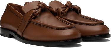 Кецове и обувки Bottega Veneta Bottega Veneta Astaire Leather Loafers Кафяво | 796445V4AF02742, 3