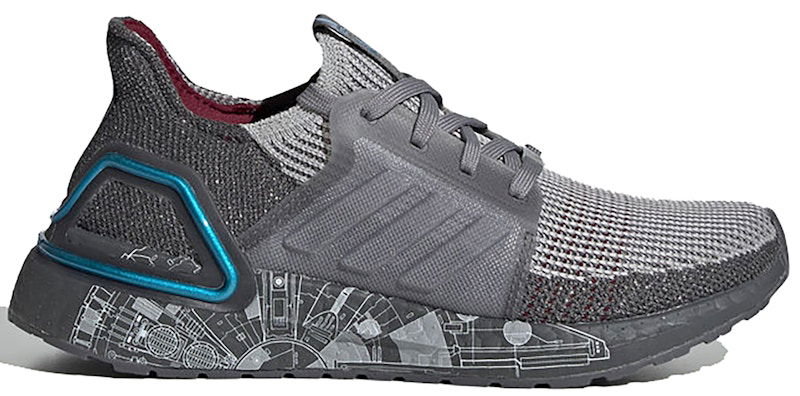 Кецове и обувки adidas Originals Ultra Boost 19 Star Wars Millennium Falcon Сиво | FW4230, 0