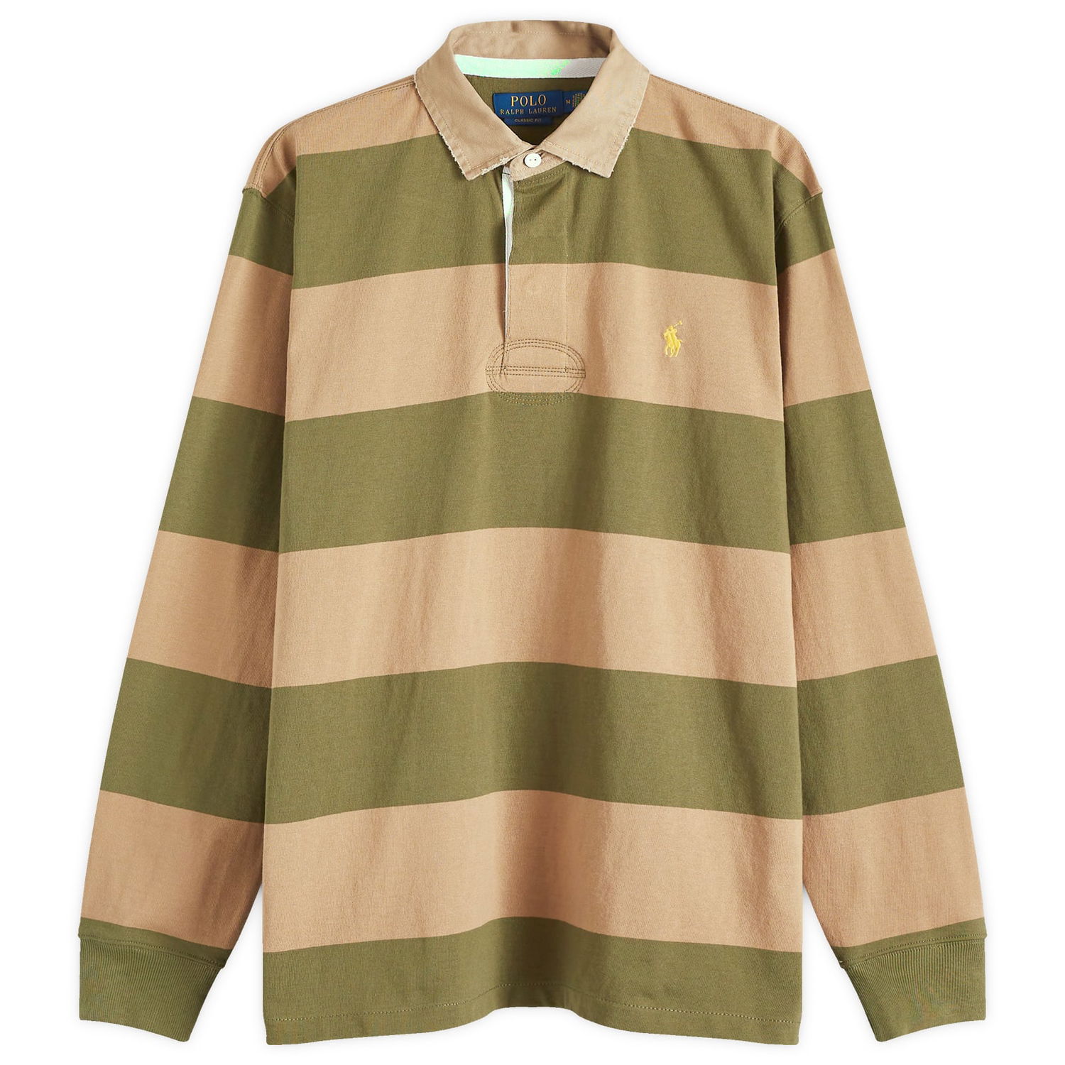 Поло тениска Polo by Ralph Lauren Ralph Lauren Men's Striped Rugby Shirt Зелено | 710967648002, 1