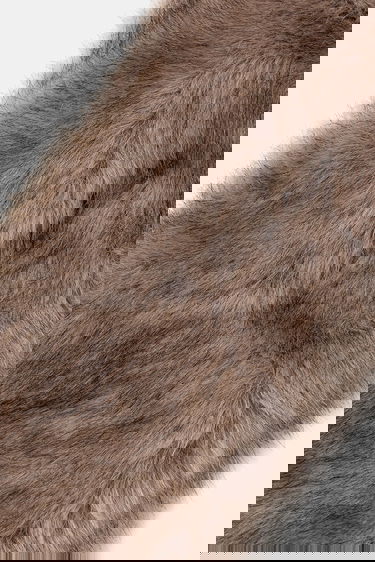 Шал STAND STUDIO Lone Patterned Faux Fur Scarf Кафяво | 66566.9397, 2